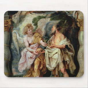 The Prophet Elijah and the Angel Mouse Pad