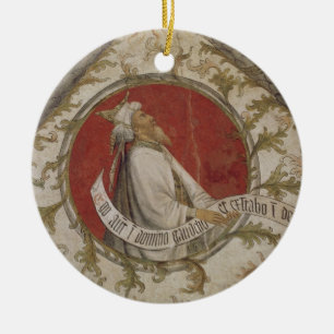 The Prophet Habakkuk, from the Loggia d'Annunciazi Ceramic Tree Decoration