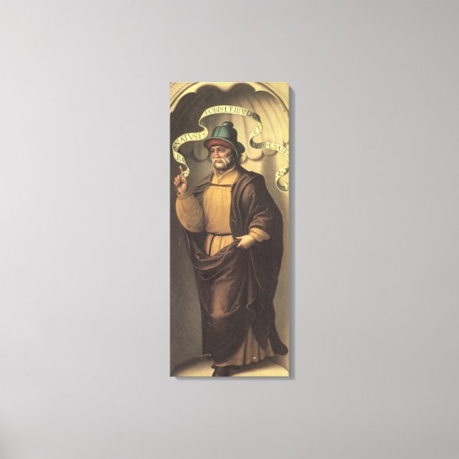 The Prophet Isaiah Canvas Print (Front)