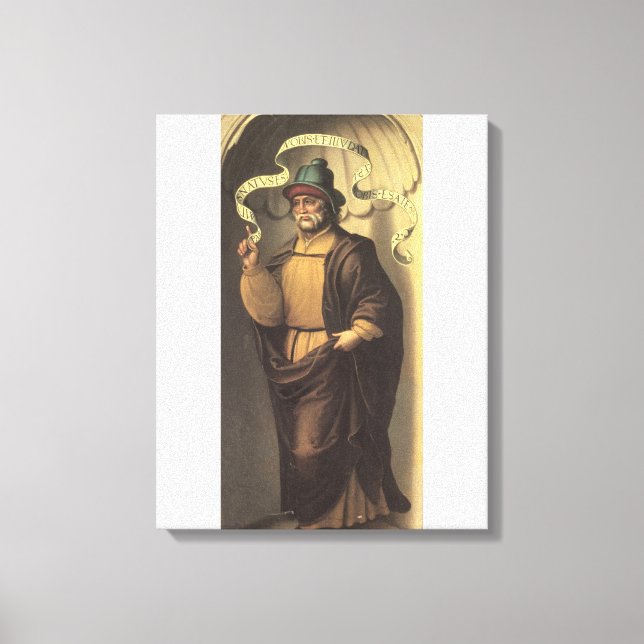 The Prophet Isaiah Canvas Print (Front)