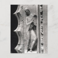 The prophet Isaiah unrolling a phylactery