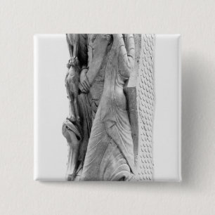 The prophet Jeremiah 15 Cm Square Badge
