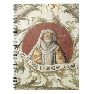 The Prophet Malachi, from the Loggia d'Annunciazio Spiral Notebook