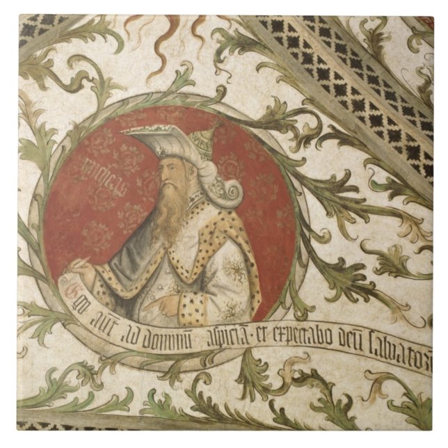 The Prophet Micah, from the Loggia d'Annunciazione Tile (Front)