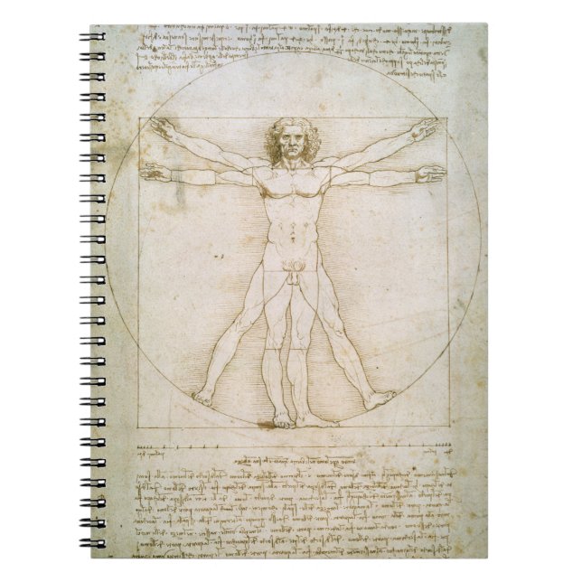 The Proportions of the human figure Notebook (Front)