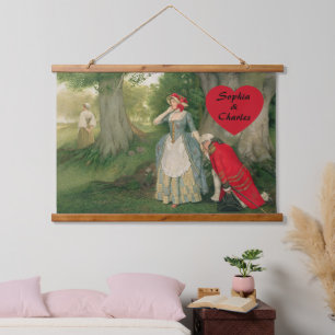 The Proposal by Sir James Dromgole Linton Hanging Tapestry