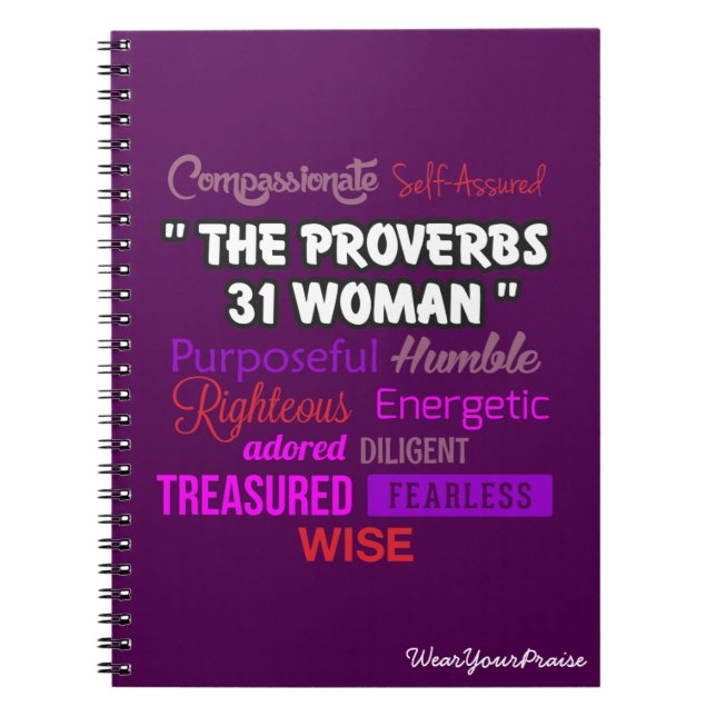 The Proverbs 31 Woman Notebook (Front)