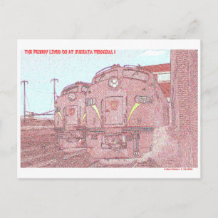 The PRR Lives on at Juniata Terminal Postcard