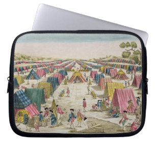 The Prussian Army Camp, Drawn from Life on the Fie Laptop Sleeve