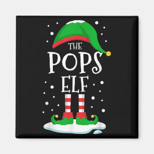 The Ps Elf Christmas Family Matching Xmas Grandpa  Magnet