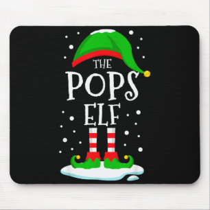 The Ps Elf Christmas Family Matching Xmas Grandpa  Mouse Pad