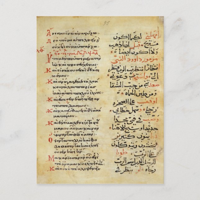 The Psalms of the Prophet David Postcard (Front)