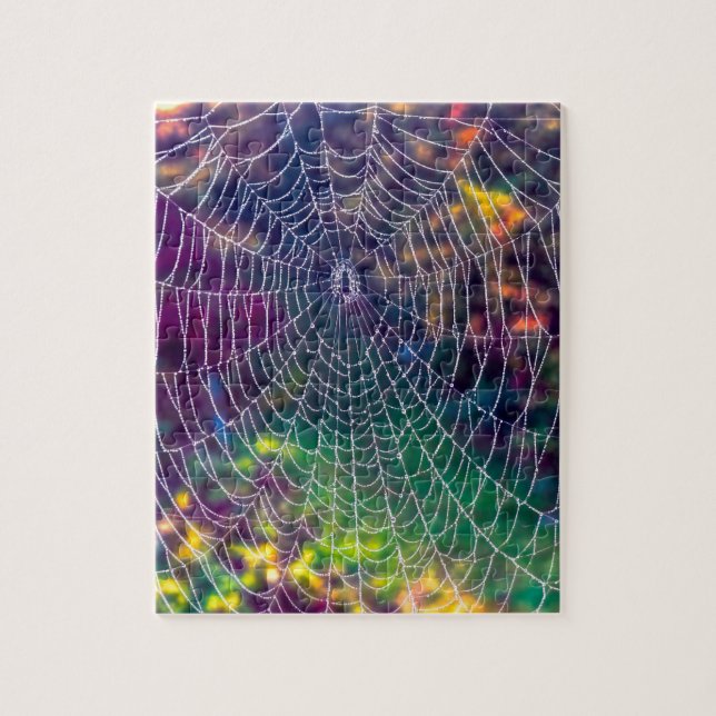 The Psychedelic Web Jigsaw Puzzle (Vertical)