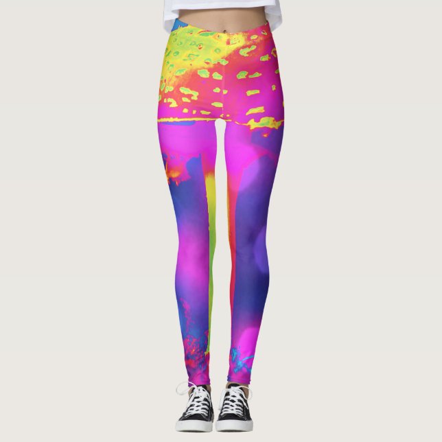 The Psychedellic Shroom Leggings (Front)
