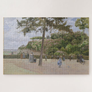 The Public Garden at Pontoise (1874) - Pissarro Jigsaw Puzzle