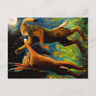 The pugilists postcard