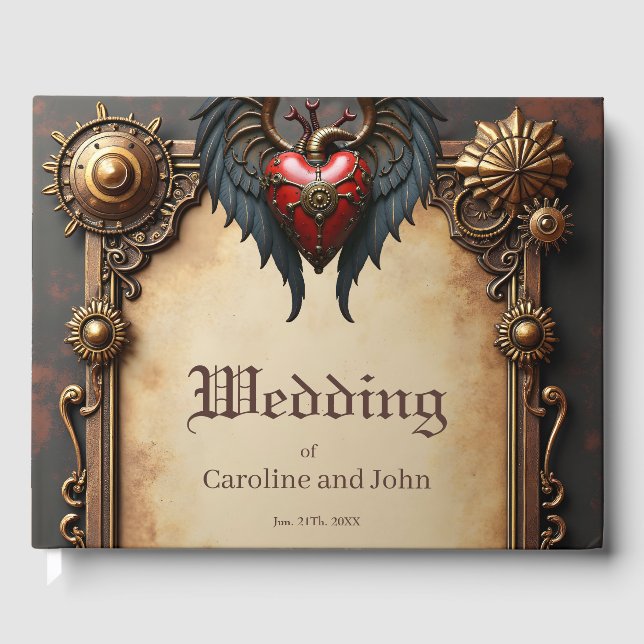 The pulsating heart of mechanics,  guest book (Front)