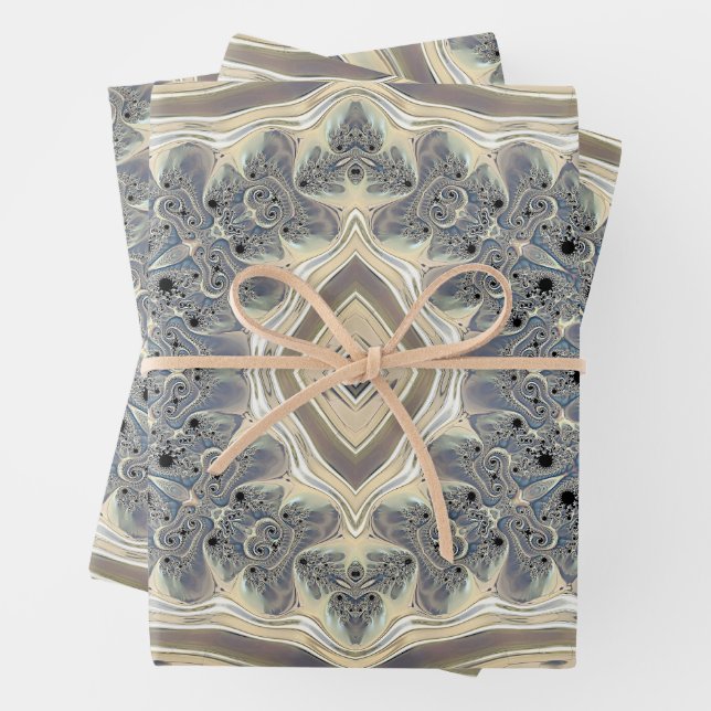 The Pulse of a Fractal Dream  Wrapping Paper Sheet (In situ)