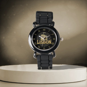The Pulse of Lisbon Kids Plastic Case with Silicon Watch