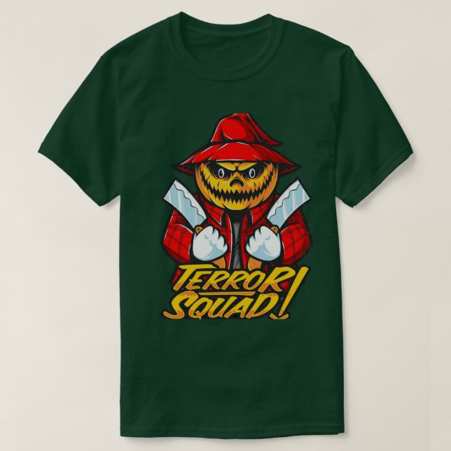 The Pumpkin Butcher T-Shirt (Design Front)