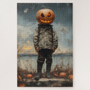 The Pumpkin-Headed Wanderer Jigsaw Puzzle