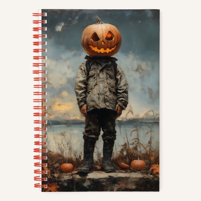 The Pumpkin-Headed Wanderer Notebook (Front)