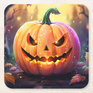 The Pumpkin, Paper Plates Square Paper Coaster