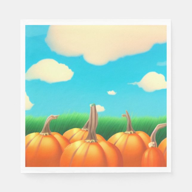 The Pumpkin Patch Napkin (Front)