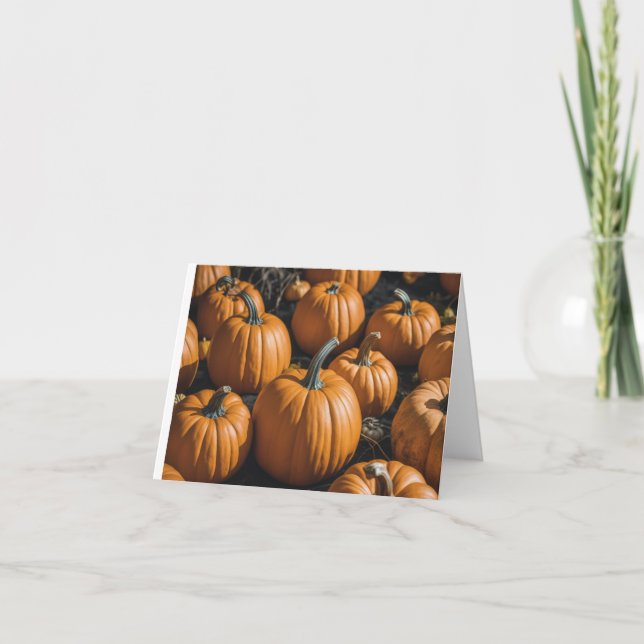 The Pumpkin Patch Thank You Card (Front)