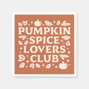 The Pumpkin Spice Lovers Club Napkin