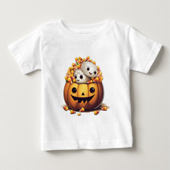 The Pumpkin Who Couldn't Stop Smiling T-shirt (Front)