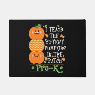 The Pumpkins In Patch Pre K Halloween Teacher Doormat