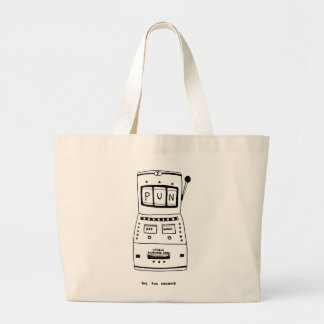 The Pun Machine Large Tote Bag