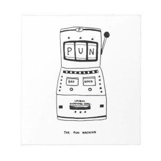The Pun Machine Notepad