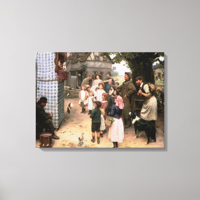The Punch and Judy Show Canvas Print (Front)