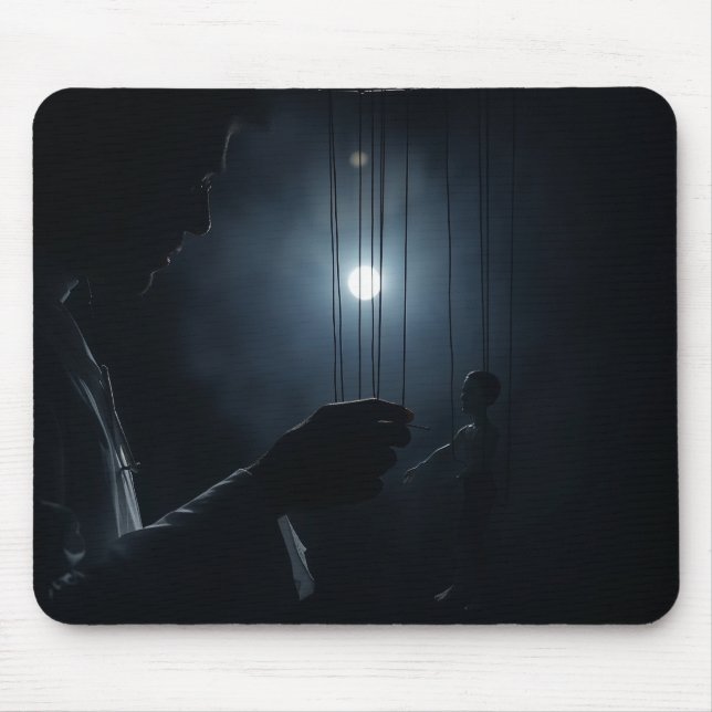 “The Puppet Surgeon” — Strings of Control Mouse Pad (Front)