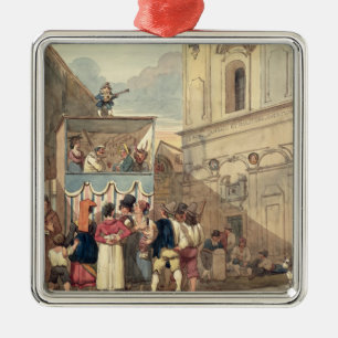 The Puppet Theatre Metal Tree Decoration