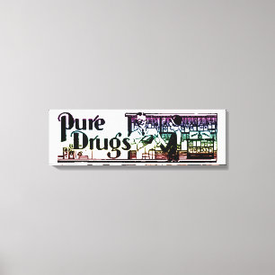 The Pure Drugs Pharmacy 2 Canvas Print