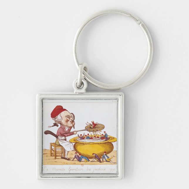 The Purifying Pot of the Jacobins, 1793 Key Ring (Front)