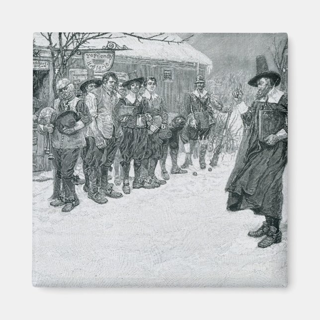 The Puritan Governor Magnet (Front)