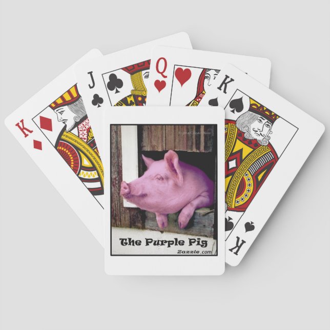 The Purple Pig Classic Playing Cards (Back)