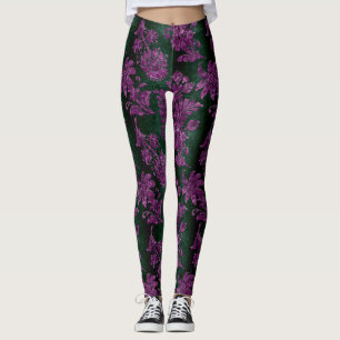 The Purple Velvet Series Design 9 Leggings