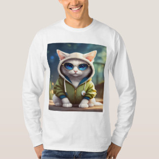 "The Purr-fect Passion: A Dedicated Cat Lover's  T-Shirt