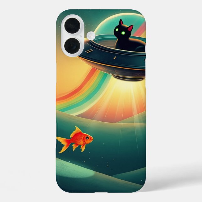 The Purrfect Alien Case-Mate iPhone Case (Back)