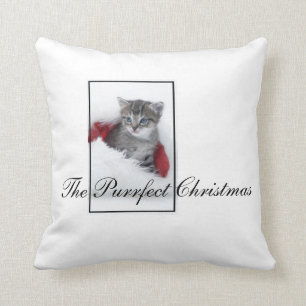 The Purrfect Christmas Cushion