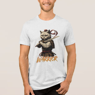 The Purrfect Warrior T-Shirt Tri-Blend Shirt