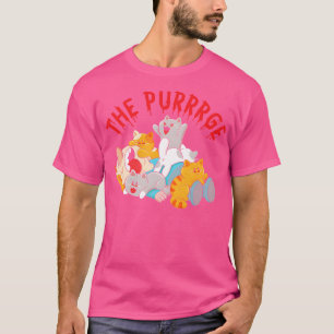 The Purrrge Halloween Vintage Bloody toon Cat Love T-Shirt
