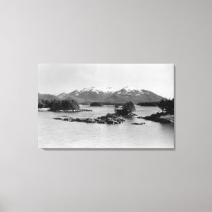 The Pyramids at Sitka, Alaska Photograph Canvas Print