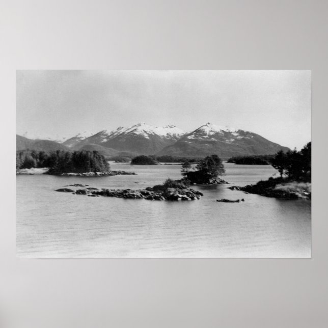 The Pyramids at Sitka, Alaska Photograph Poster (Front)