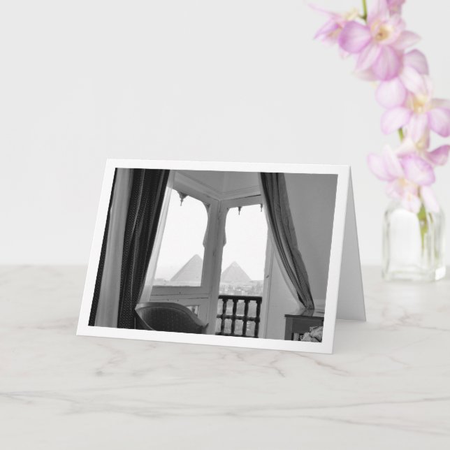 The Pyramids Of Giza From The Hotel Pyramisa Card (Orchid)